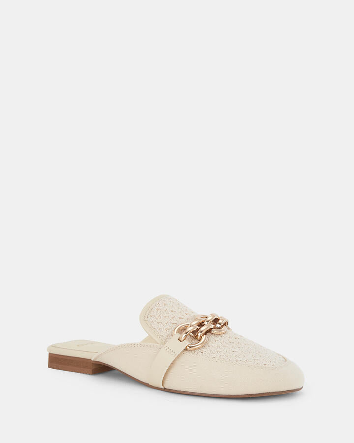 Image of Flats. Product name - Carta Beige Vegan Flats in Neutral colour by brand - Novo