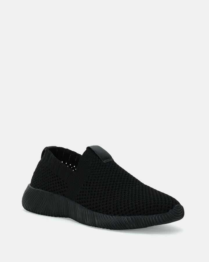 Image of Flats. Productname: CHAVEZ BLACK Women's Casual Sneakers Novo Flats in Black colour by brand - Novo