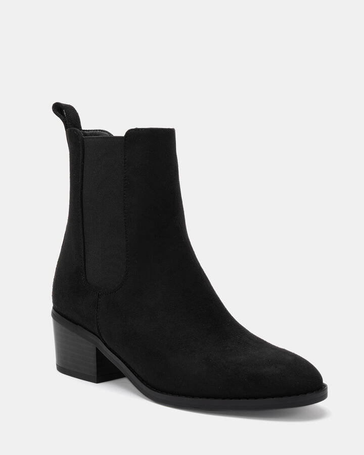 Image of Boots. Productname: DILLAMOND BLACK Women's Boot Low-Mid Heel Novo Boots in Black colour by brand - Novo
