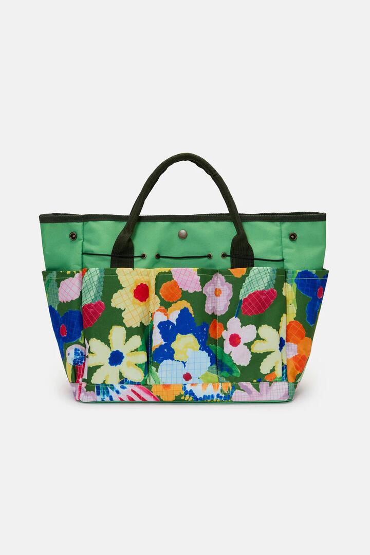 Image of Bags. Productname: Cross Stitch Flower Garden Bag in Print colour by brand - Gorman