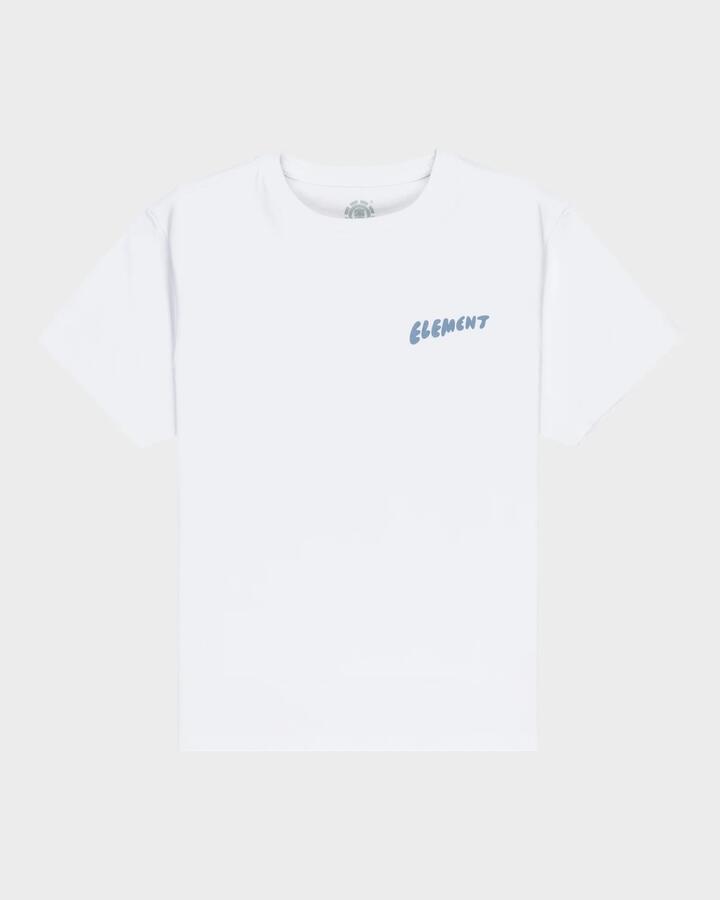 Image of T-Shirts. Product name - Element Boys 8-16 Sunrise T-Shirt Optic White in Optic White colour by brand - Element
