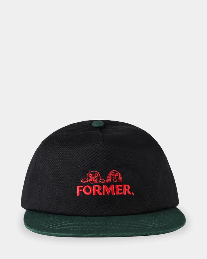 Image of Hats. Productname: Former - Mens Want It All Baseball Cap - Black - in Black colour by brand - Former