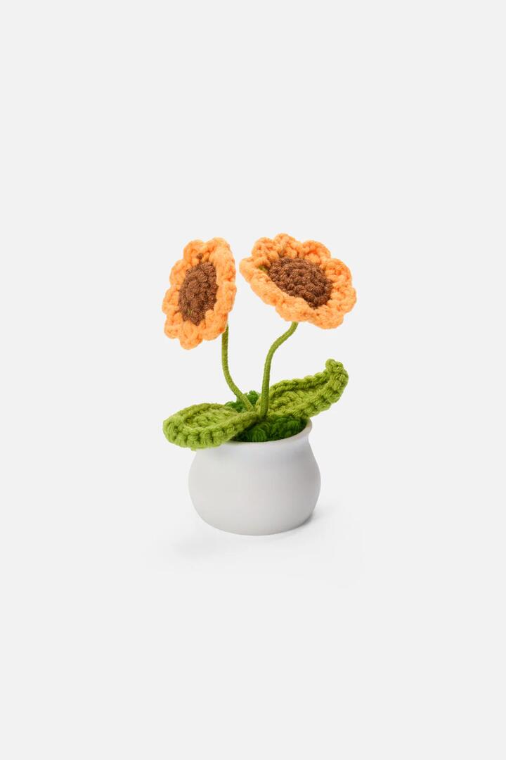 Image of Others. Productname: Crochet Pot Plant Sunflowers in Yellow colour by brand - Princess Highway