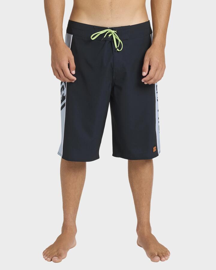 Image of Swimwear. Product name - Billabong Mens Spec 73 D Bah 20" Boardshorts Black in Black colour by brand - Billabong
