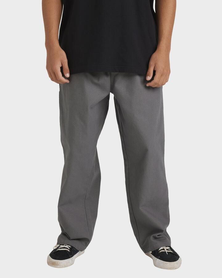 Image of Accessories. Product name - Billabong Mens Jimmy Chinos Pewter in Pewter colour by brand - Billabong