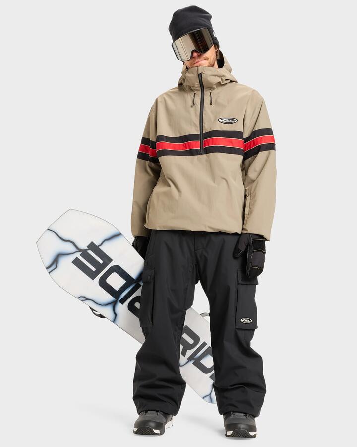 Image of Coats & Jackets. Product name - Quiksilver Mens Steeze Snow Jacket Fallen Rock in Fallen Rock colour by brand - Quiksilver