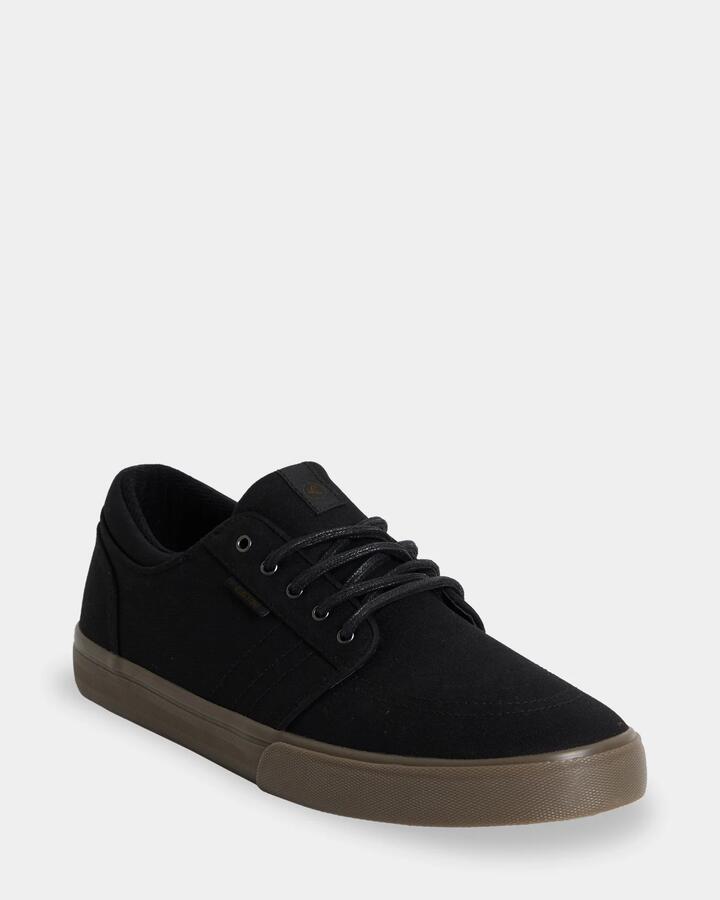 Image of Sneakers. Product name - Kustom Mens Remark 2 Sneakers Black Gum in Black Gum colour by brand - Kustom