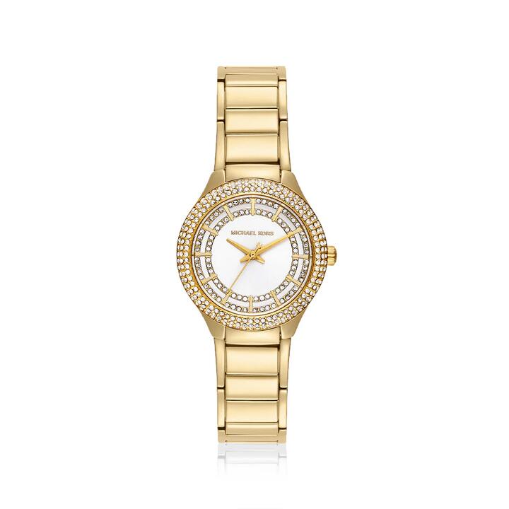 Image of Watches. Product name - Michael Kors Sylvia Gold Tone Quartz Watch MK4941 in colour by brand - Michael Kors