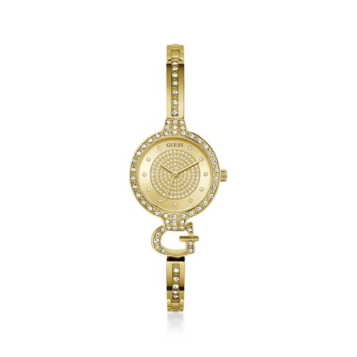 Image of Watches. Product name - Guess Giselle Gold Tone Quartz Watch GW0929L2 in colour by brand - Guess