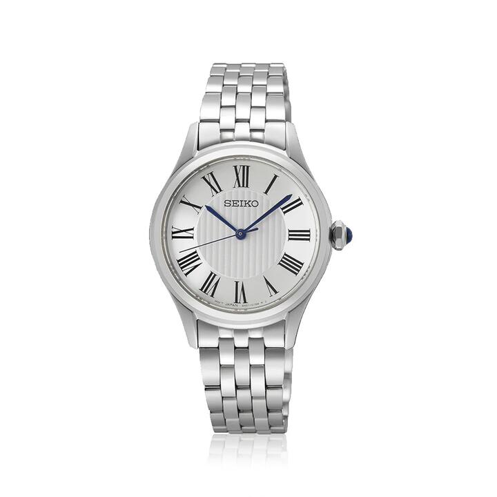 Image of Watches. Product name - Seiko Conceptual Caprice Silver Tone Quartz Watch SUR609P in colour by brand - Seiko