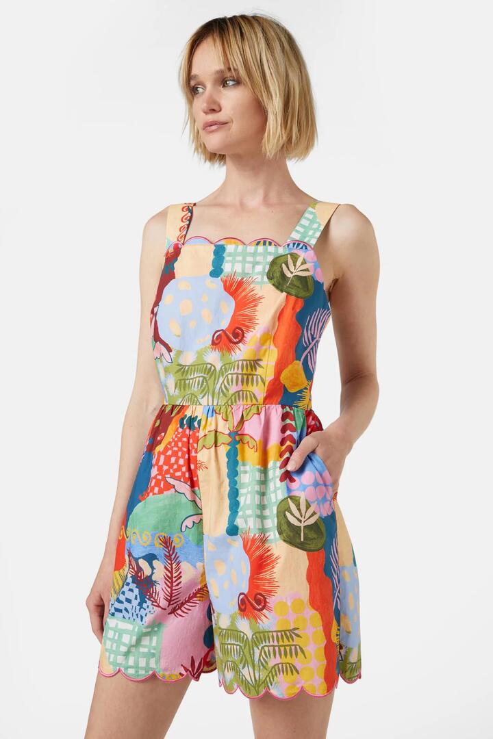 Image of Bodysuits. Product name - Palmetto Playsuit in Print colour by brand - Gorman