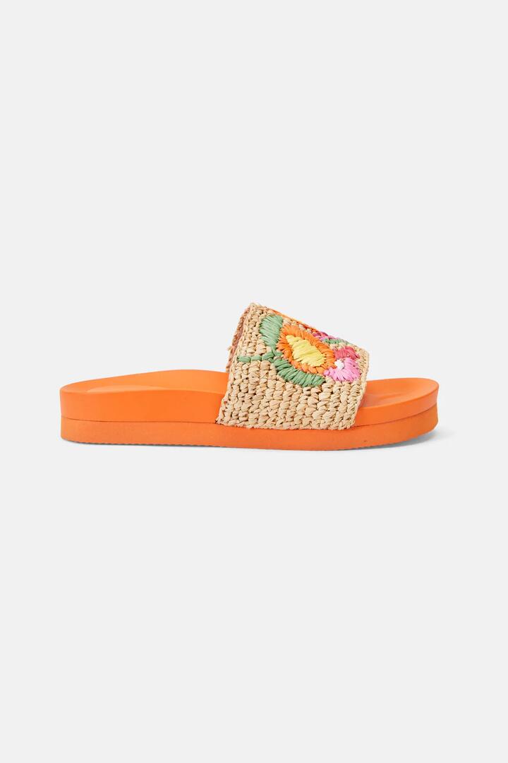 Image of Slippers. Product name - Monte Carlo Slide in Multi colour by brand - Gorman
