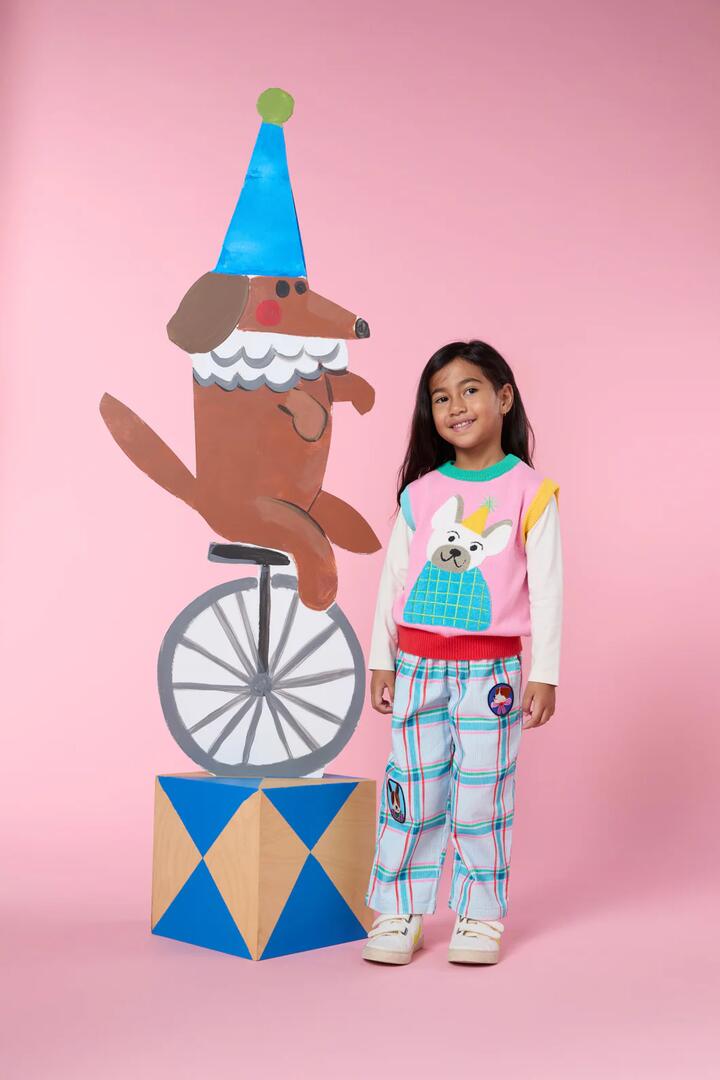 Image of Coats & Jackets. Productname: Doggies Kids Knit Vest in Multi colour by brand - Gorman