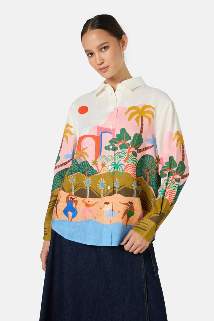 Image of Shirts. Product name - Hidden Paradise Shirt in Print colour by brand - Gorman