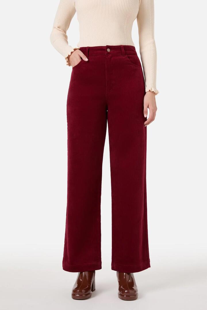 Image of Jeans. Product name - Charlie Girl Cord Jean in Black colour by brand - Princess Highway