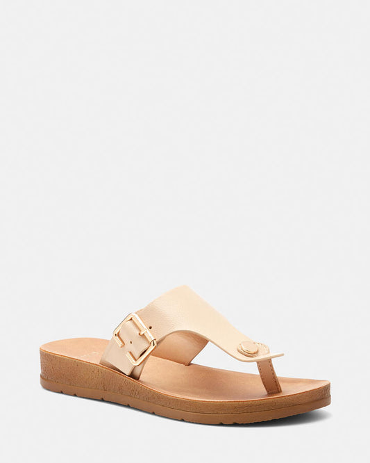 Image of Sandals. Productname: SABRINNA: Nude - Women's Thongs in Neutral colour by brand - Novo