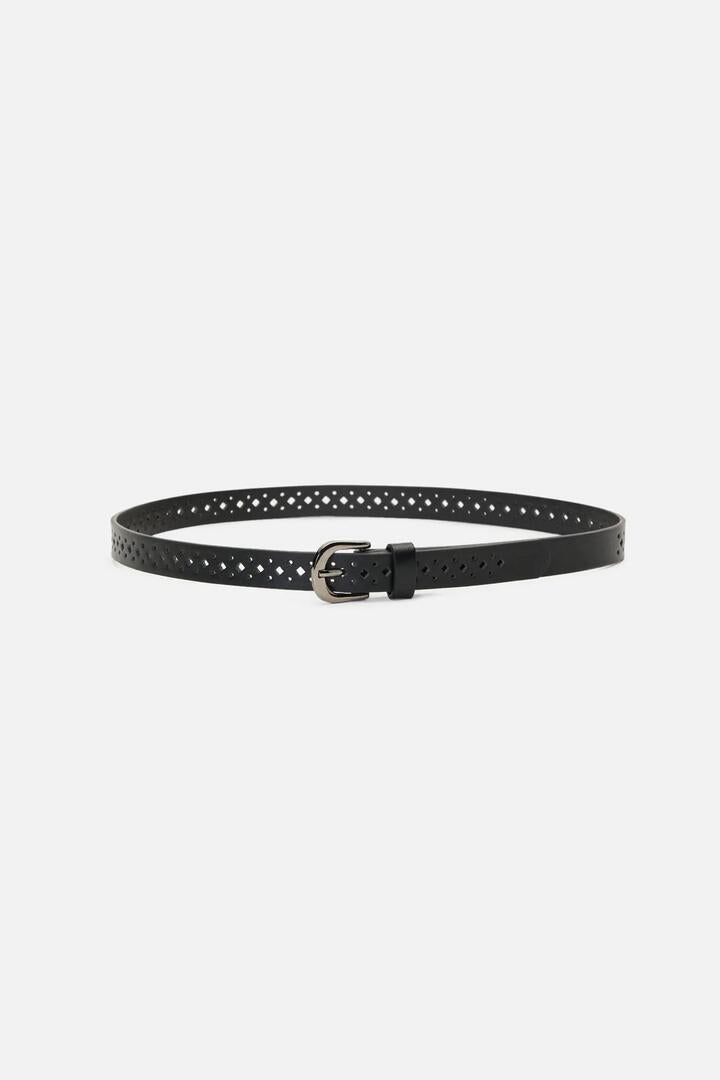 Image of Belts. Productname: Black Cut Out Belt in Black colour by brand - Princess Highway