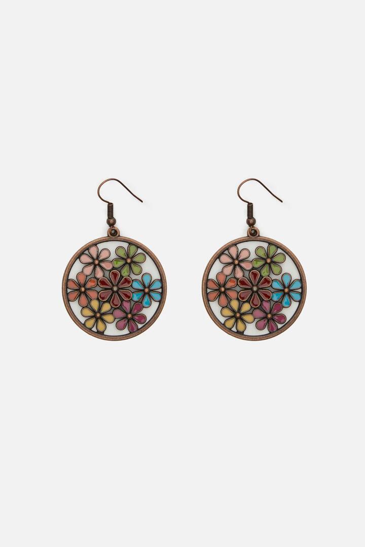 Image of Earrings. Productname: Flower Garden Earrings in Multi colour by brand - Princess Highway