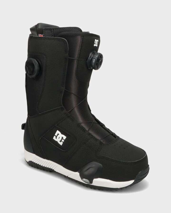 Image of Snowboards. Product name - DC Shoes Mens Phase Boa Pro Step On Snowboard Boots Black/White in Black/White colour by brand - DC Shoes