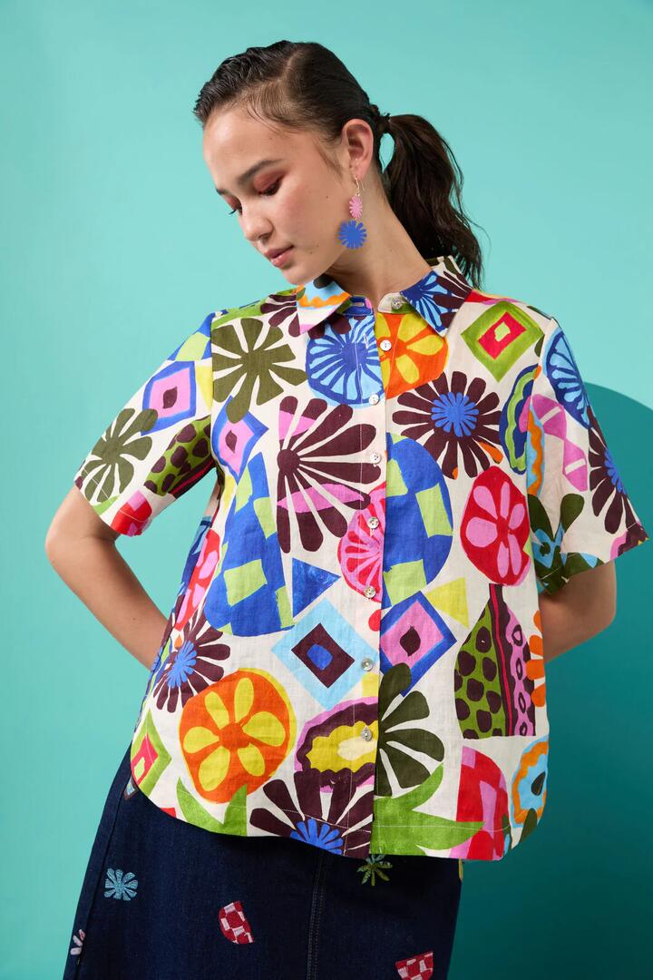 Image of Shirts. Productname: Tropic Pop Shirt in Print colour by brand - Gorman