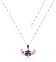 Image of Accessories. Product name - Disney Lilo and Stitch Heart Eyes Enamel Necklace in colour by brand - Toymate