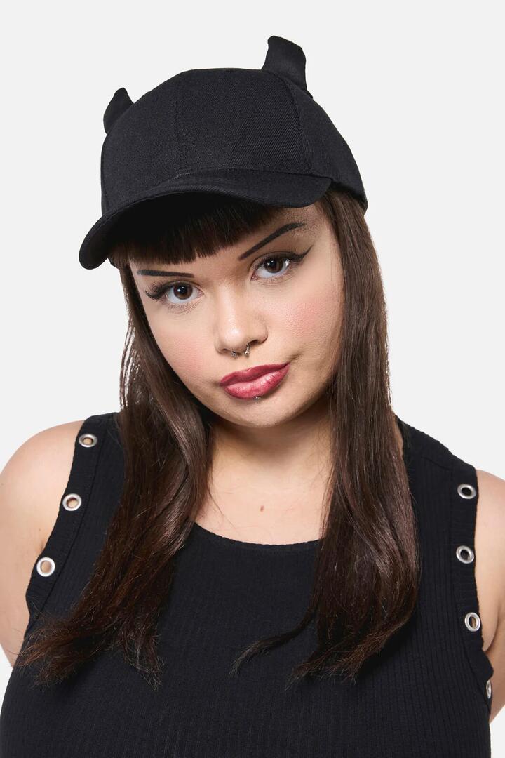 Image of Hats. Productname: Devils Cap in Black colour by brand - Dangerfield