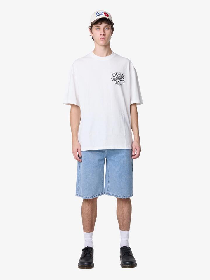 Image of T-Shirts. Productname: Deus Reality Wreckers Tee in Vintage White colour by brand - Deus
