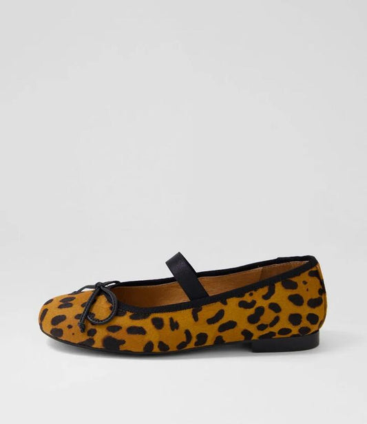 Image of a model wearing Dress. Productname: Boowie Mi Leopard Pony Leopard in LEOPARD colour by brand - MIDAS