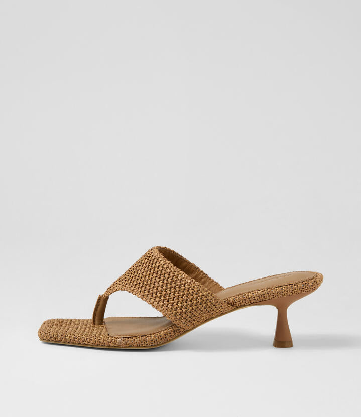 Image of Sandals. Productname: Torin Toffee Woven Sandals in TOFFEE colour by brand - MOLLINI