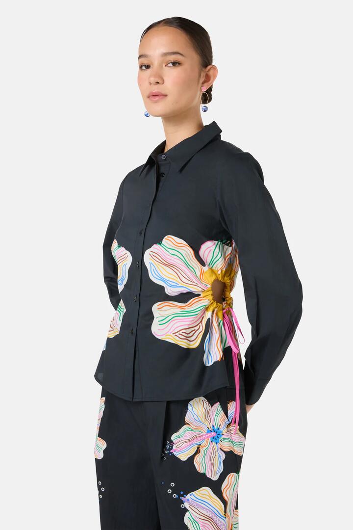 Image of Shirts. Product name - Hibiscus Shirt in Print colour by brand - Gorman