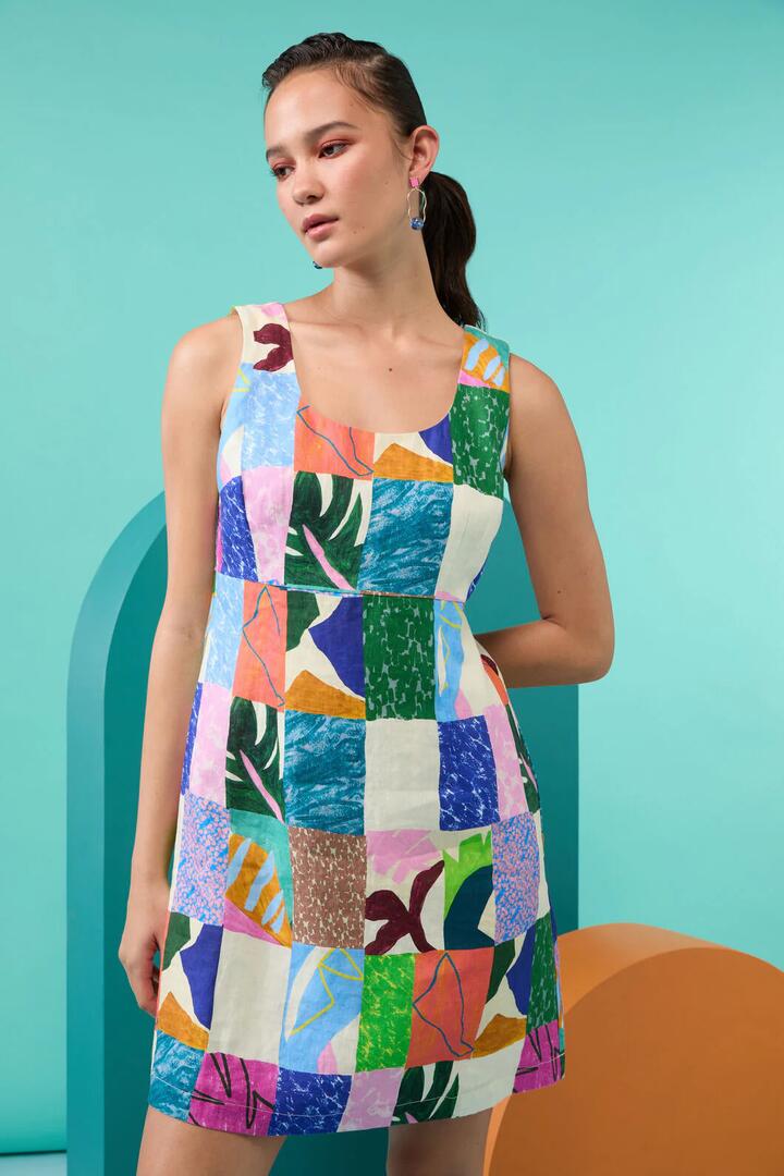 Image of Dresses. Product name - Jungle Rhapsody Mini Dress in Print colour by brand - Gorman