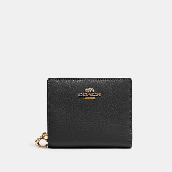 Image of Wallets & Money Clips. Productname: Snap Wallet in IM/BLACK colour by brand - Coach Outlet Australia