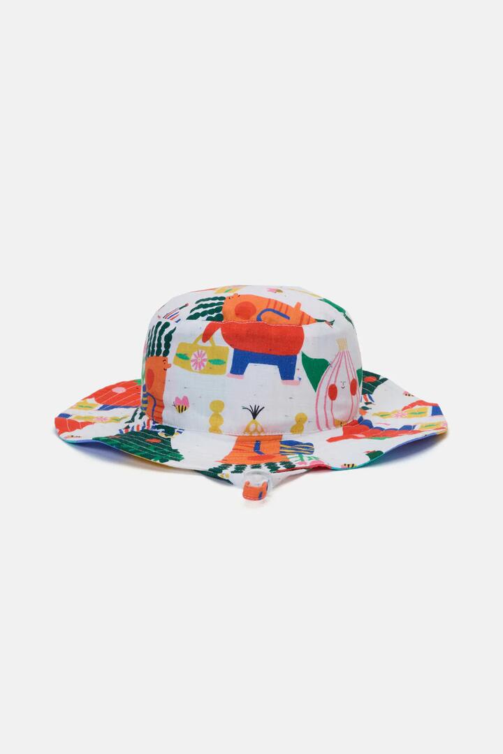 Image of Hats. Product name - Walkabout Kids Hat in Cream colour by brand - Gorman
