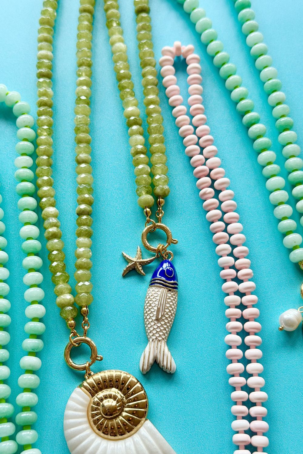 Betty Basics Mermaid Harbour Necklace (Green)