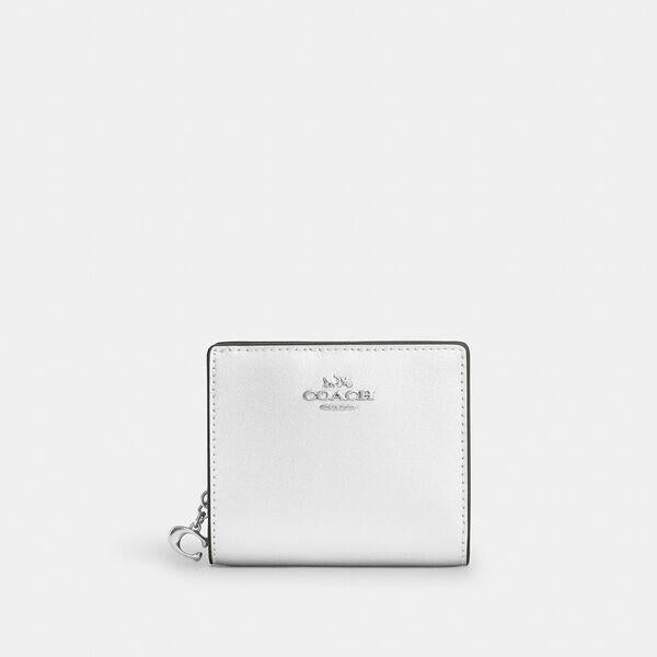 Image of Wallets & Money Clips. Productname: Snap Wallet in LIGHT SILVER colour by brand - Coach Outlet Australia