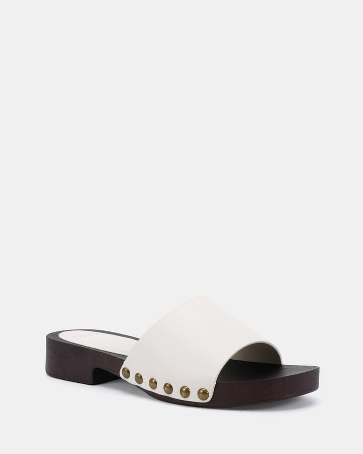 Image of Heels. Productname: Vibing: White - Women's Strappy - Low Heel in Multi colour by brand - Novo