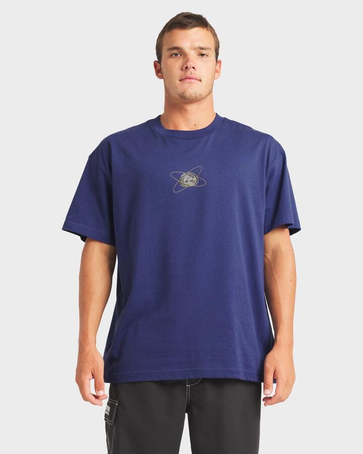 Image of T-Shirts. Product name - Billabong Mens Spec 73 T-Shirt Vintage Indigo in Vintage Indigo colour by brand - Billabong