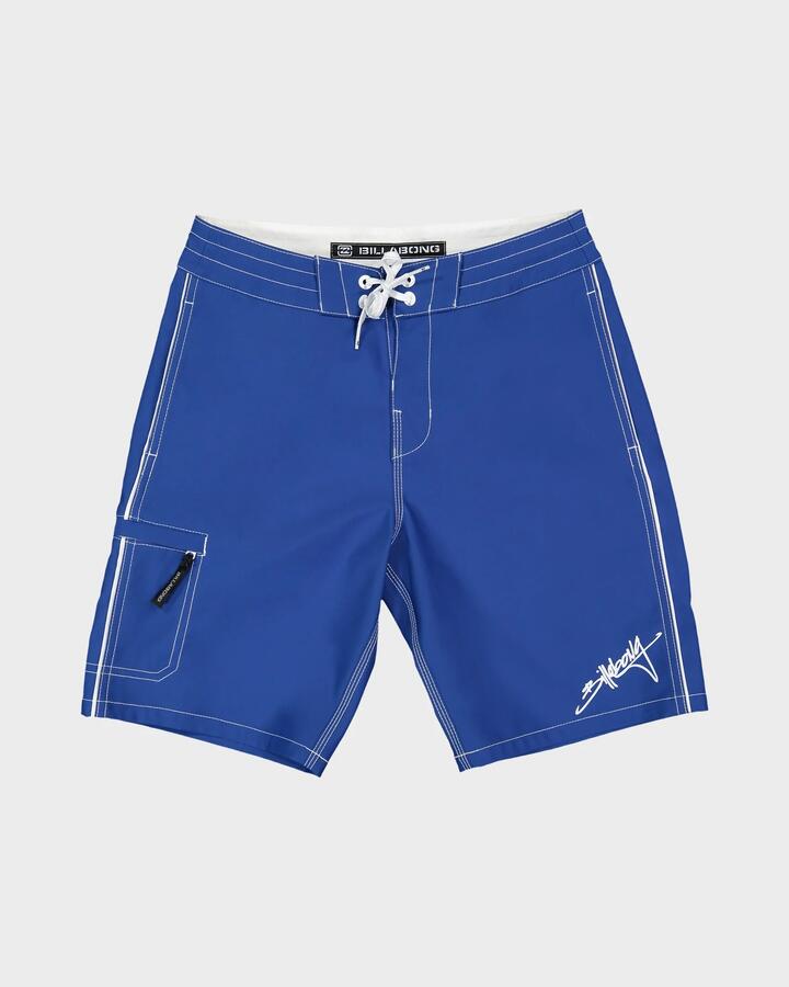 Image of Swimwear. Product name - Billabong Mens Piped Low Tide 19" Boardshorts Cobalt - in Cobalt colour by brand - Billabong