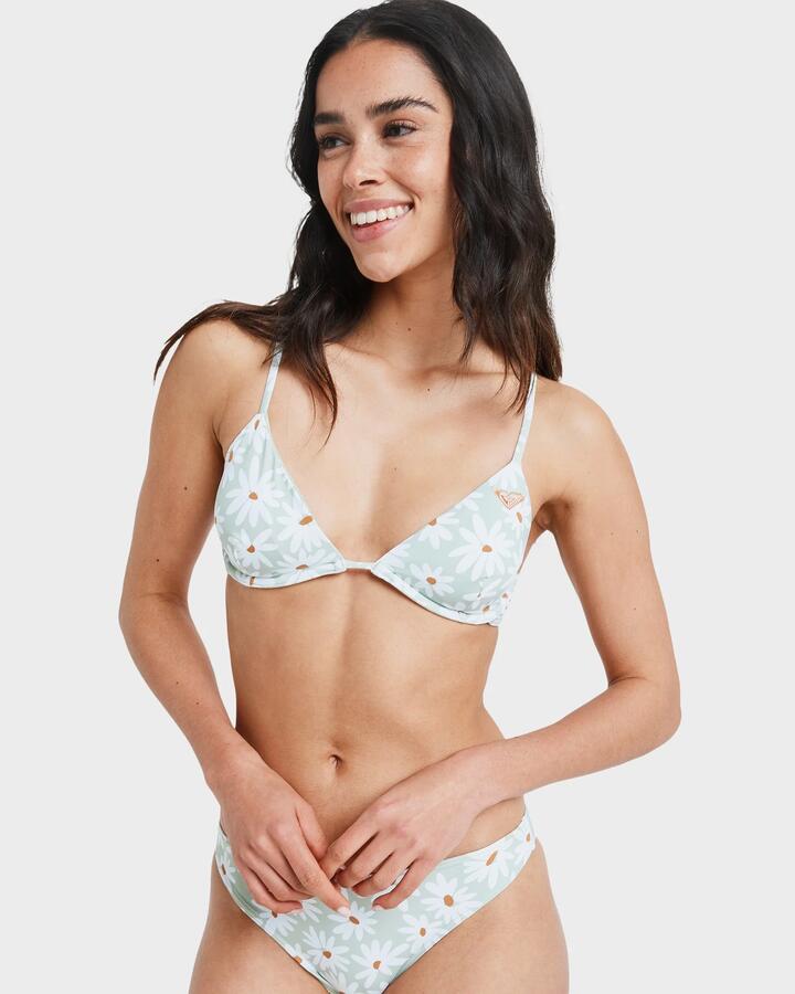 Image of Swimwear. Product name - Roxy Womens Dream Floral Underwire Bikini Top Laurel Green Dream Big Floral in Laurel Green Dream Big Floral colour by brand - Roxy