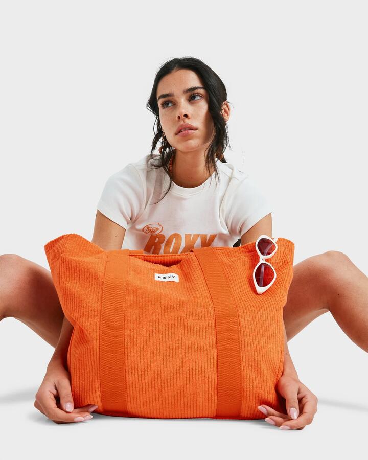 Image of Bags. Productname: Roxy - Beachy Soul Tote Bag - Tigerlily - in Tigerlily colour by brand - Roxy