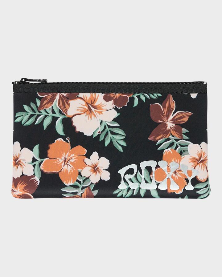 Image of Accessories. Productname: Roxy - Beach Companion Pencil Case - Almond Tropical Feels - in Almond Tropical Feels colour by brand - Roxy
