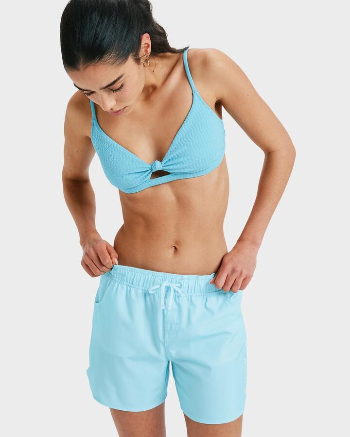 Image of Swimwear. Product name - Roxy Womens Wave 5" Boardshorts Plume Blue in Plume Blue colour by brand - Roxy