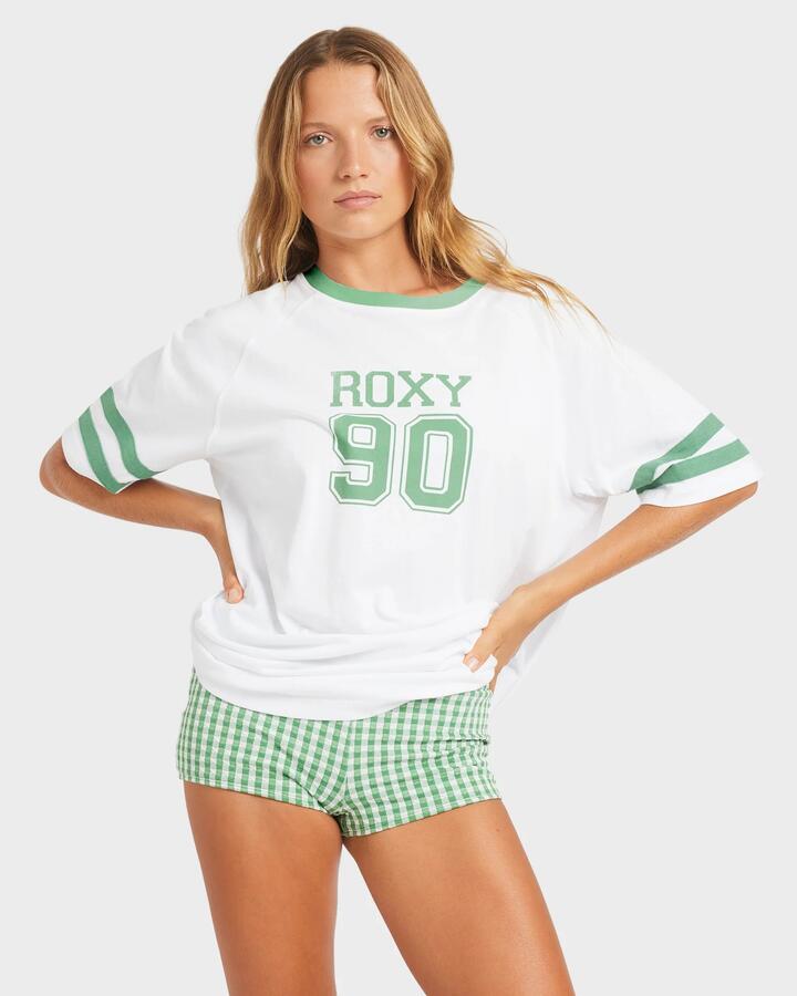 Image of T-Shirts. Product name - Roxy Womens Tryouts T-Shirt White in White colour by brand - Roxy