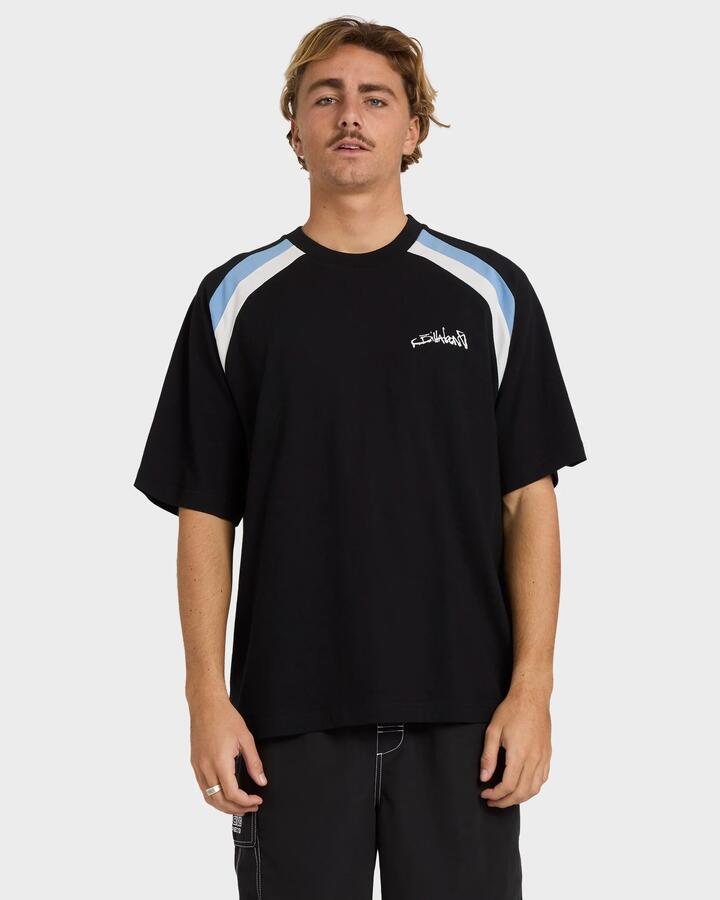 Image of T-Shirts. Productname: Billabong Mens System T-Shirt Black - in Black colour by brand - Billabong