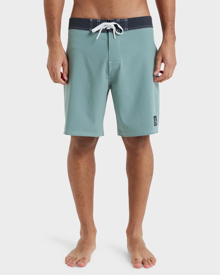 Image of Swimwear. Product name - Quiksilver Mens Original 18" Boardshorts Sea Spray in Sea Spray colour by brand - Quiksilver