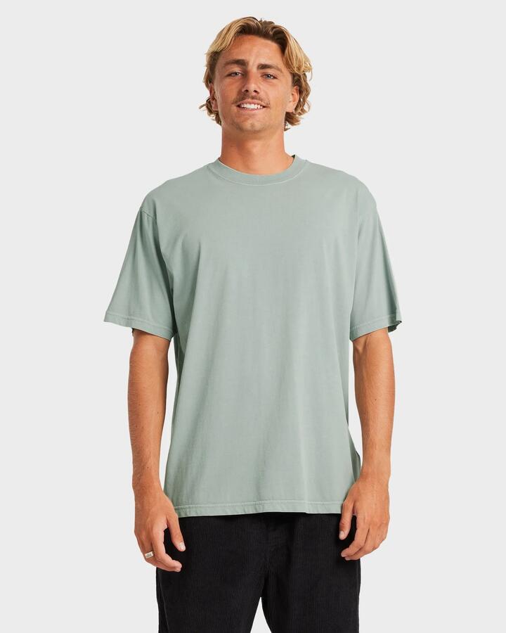 Image of T-Shirts. Product name - Billabong Mens Premium Wave Wash T-Shirt Jade in Jade colour by brand - Billabong