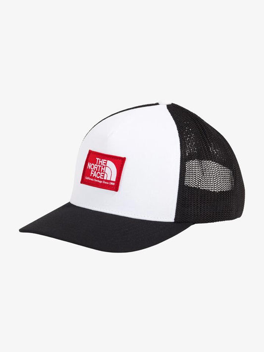 Image of Hats. Productname: The North Face Keep It Patched Trucker Hat ONE SIZE BLACK/HORIZON RED/WHITE in BLACK/HORIZON RED/WHITE colour by brand - The North Face