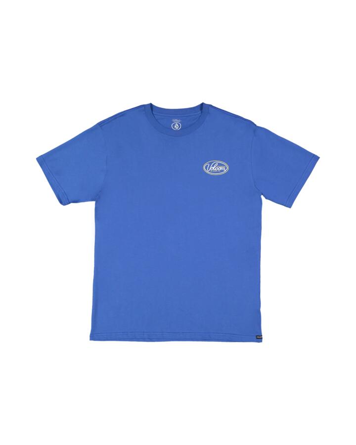 Image of T-Shirts. Product name - Volcom Boys 8-16 Clean Sweep T-Shirt Electric Blue in Electric Blue colour by brand - Volcom