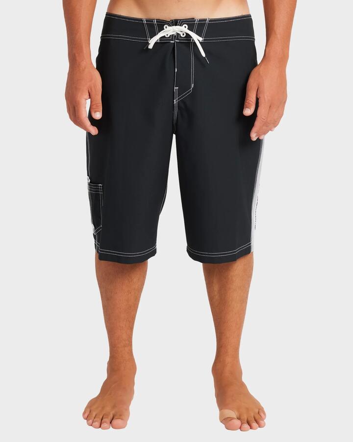 Image of Swimwear. Product name - Billabong Mens Spec 73 Pro 22" Boardshorts Black in Black colour by brand - Billabong