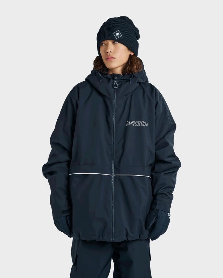 Image of Coats & Jackets. Product name - DC Shoes Mens Dc Wide 10K Snow Jacket Black in Black colour by brand - DC Shoes
